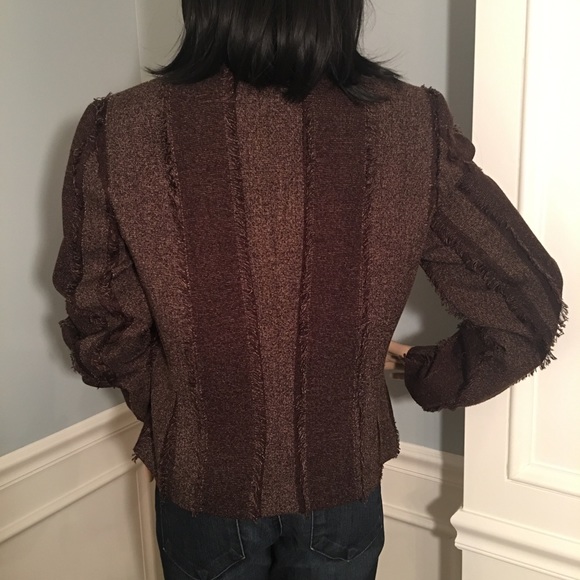 Brown blazer jacket - Picture 6 of 7